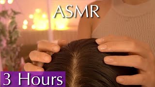 ASMR 3 Hours of Scalp Massage Therapy Help You Sleep  No Talking [upl. by Ardnuahs]