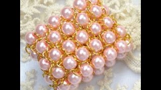 Comment faire un bracelet chaîne avec perles de nacre [upl. by Deaner687]