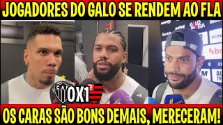 OLHA OQUE OS JOGADORES DO ATLETICOMG FALARAM DO FLAMENGO APÓS PERDER O TITULO quotELES MERECERAMquot [upl. by Bonnie]