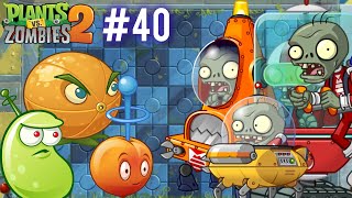 Far future Citron and EMPeach Plants vs Zombies 2 walkthrough 40 No commentary [upl. by Prior]