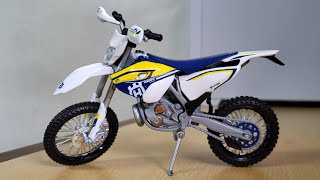 Unboxing Husqvarna FE 501 Dirt Bike Scale Model  Maisto 112 Dicast Model [upl. by Cirone]