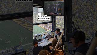 The view from the Michigan football radio booth [upl. by Corneille]