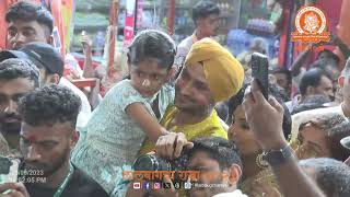 Randhir Kapoor amp Harbhajan Singh at Lalbaugcha Raja 2023 [upl. by Huppert]