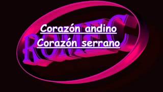 corazon andino con letra [upl. by Ydaj]