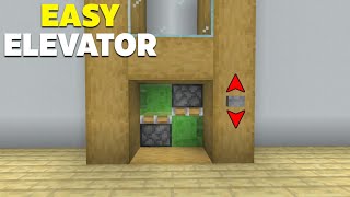 How to make a working Elevator In Minecraft Bedrock mcpe [upl. by Nuahsad]