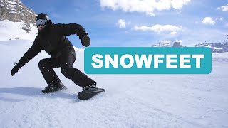 Snowfeet  New Winter Sport  Skiing With The Epic Tricks Of Ice Skating [upl. by Kielty292]