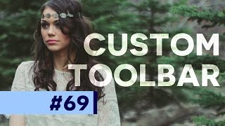 Custom Toolbar in Photoshop CC [upl. by Ytirev735]