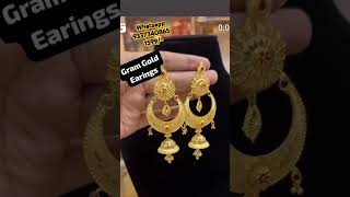 1gram gold plated earrings jhumki bigearrings earringsdesign goldplatedearrings 1gramgold [upl. by Risa]