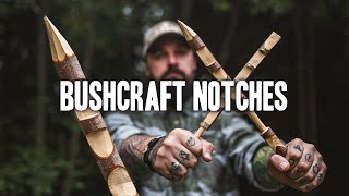 Mastering Most Important Bushcraft Notches  Your Ultimate Guide To Woodworking In The Wild [upl. by Akimal652]