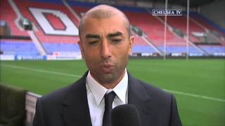 Chelsea FC  Reaction Di Matteo on Wigan [upl. by Meingoldas]