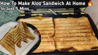 How To Make Aloo Sandwich At Home 🔥  In Just 5 Mins  Easy And Quick Tasty Recipe [upl. by Einnej895]