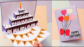 DIY chocolate cake pop up card for birthday DIY 3D cards  Maison Zizou [upl. by Ninnette]