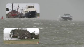 Storm Corrie 2022  SHIPS IN ROUGH WEATHER [upl. by Dotson]