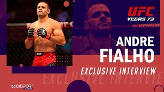 UFC Vegas 73 Andre Fialho Reveals His Gameplan Against Joaquin Buckley and More [upl. by Adnarram]