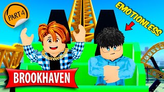 The Story Of The Kid With No Emotion EP 4  brookhaven 🏡rp animation [upl. by Nymzaj639]