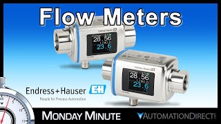 EndressHauser Picomag Flow Meters  Monday Minute at AutomationDirect [upl. by Ginder]