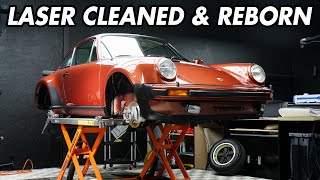 Laser Cleaned amp Reborn Porsche 930 Turbo in a OneofaKind Color Gets Full Detail [upl. by Rednirah]