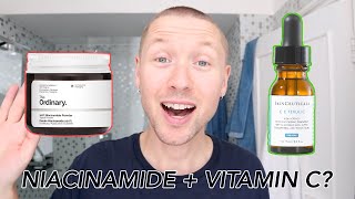 The Ordinary 100 Niacinamide Powder amp SkinCeuticals C E Ferulic  How I Combine Them Safely [upl. by Welby]