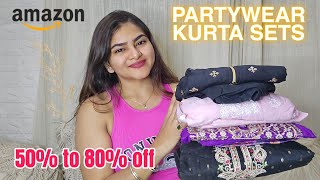 70 off AMAZON Wedding store Sale  Festive Kurta sets  Partywear Designer kurta sets Beauty sale [upl. by Lustig]