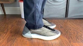 Adidas YEEZY QNTM Barium Review amp On Feet [upl. by Corrina]