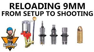 Reloading 9mm as a Beginner Setup to Test Fire [upl. by Wymore]