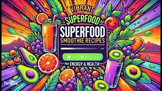 Vibrant Superfood Smoothie Recipes for Energy amp Health [upl. by Bigelow]