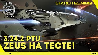 Star Citizen 3242 PTU  тестируем новый корабль Zeus Mk II [upl. by Collins]