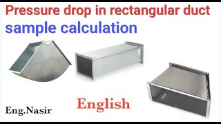 157Duct external static pressure ESP sample calculation in English easy amp simple method [upl. by Stannfield]