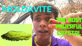 Moldavite 🌕 The MOST POWERFUL Crystal Life Changing [upl. by Kath655]