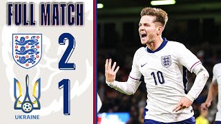 FULL MATCH  England U21 v Ukraine U21  UEFA EURO U21 Qualification  Group F  England [upl. by Thirzi]