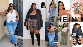 Shein ALWAYS Come Throughh Early FALL Shein Haul plus size  SameFitDoneThick [upl. by Aciraa]