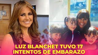 Luz Blanchet luchó contra la infertilidad intentó embarazarse 17 veces y ahora tiene trillizos [upl. by Simons]