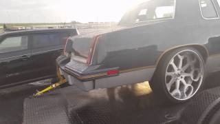 Stuntfest 2k14 clean 442 cutlass on 22s offset forgis [upl. by Ahsaret]