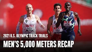 Paul Chelimo Wins Mens 5000 Meters  2021 US Olympic Trials  Runners World [upl. by Gurango]