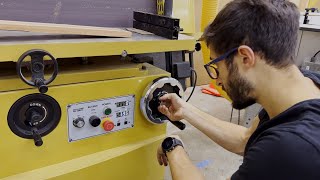 Edge Sanding to 135 Degrees with Powermatic [upl. by Mailand]