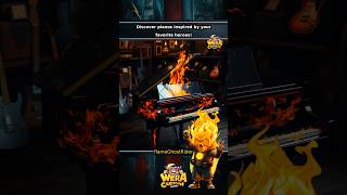 Fire amp Fury Marvel Pianos Inspired by Heroes marvel avengers shorts dc music spiderman [upl. by Aisauqal]