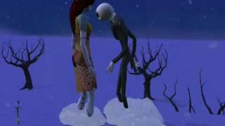 The Nightmare before christmas the finale with Jack and Sally  The sims 2 [upl. by Lamdin]