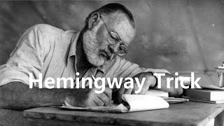 Short Story Hemingway Trick  A failproof way to get your brain into gear every morning [upl. by Enitsuj]