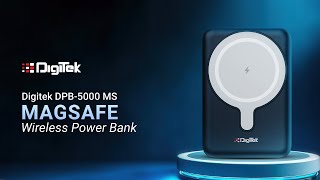 Digitek  DPB 5000mAh  Power Bank  MagSafe technology [upl. by Eisnil]