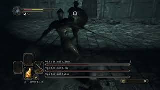 Matando as sentinelas na concha ao som de Linkin Park DARK SOULS 2 [upl. by Nalla]