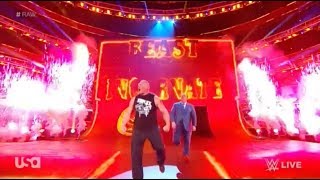 Brock Lesnar ► 2019 Entrance With Pyro Raw 100119ᴴᴰ [upl. by Rudman]