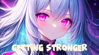 Nightcore Stronger TheFatRat  lyrics Minor flashing lights [upl. by Ajtak]