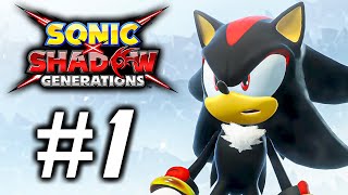 Sonic X Shadow Generations  Shadow Story Gameplay Walkthrough Part 1 No Commentary [upl. by Aridan]