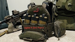 Part 2 Agilite KZero Plate carrier unboxingsetup continuedAgilitetactical platecarrier [upl. by Piefer]