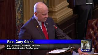 State Representative Gary Glenn on initiative petition prevailing wage [upl. by Colene]