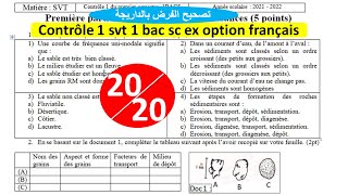 Contrôle 1 svt 1 bac réalisation de la carte paléogéographique dune région شرح بالداريجة [upl. by Carmella]