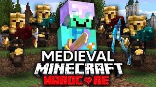 100 Players Simulate a Medieval Minecraft Tournament [upl. by Htiek]