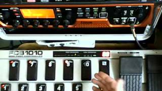 FCB1010 Eleven rack programmation behringer 002pedalvolumewmv [upl. by Palma]