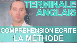 Compréhension écrite  La méthode  ANGLAIS  Terminale  Les Bons Profs [upl. by Thomey]