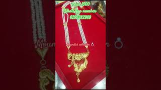 1gmGoldplated Sita har booking number 6295282989 moumitascollection1998 1gm 2gm gold jewelry [upl. by Anrapa]